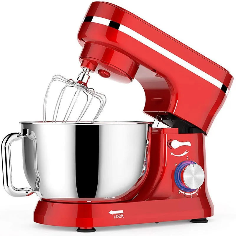 A  Household Stand Mixer, Multifunction Mini Chef Machine, Fully Automatic Electric Beater, Ideal for Baking Cooking