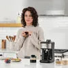 The All New Gourmia 4-Shot Steam Espresso Cappuccino and Latte Maker with Frothing Wand Coffee Maker Machine