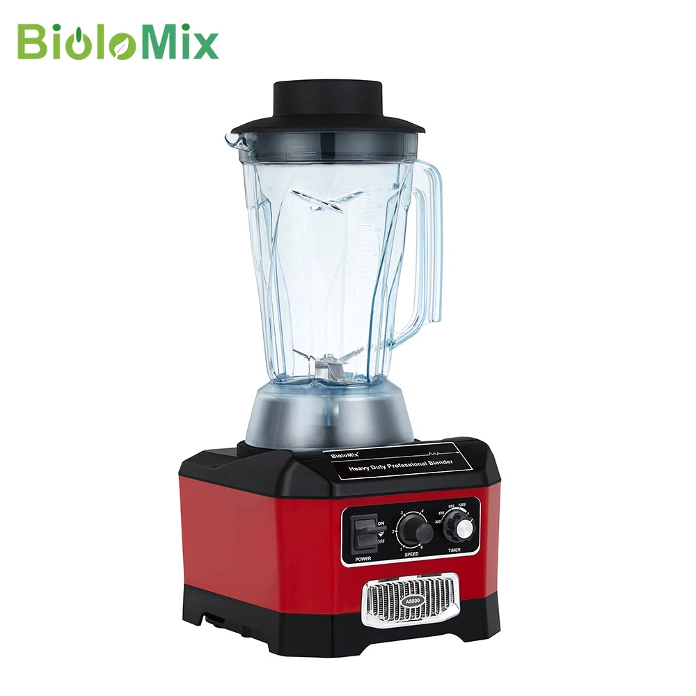 BPA Free Heavy Duty Professional Commercial Bar Blender Food Mixer Juicer Ice Crusher Smoothie Maker Max 2200W【7 Years Warranty】