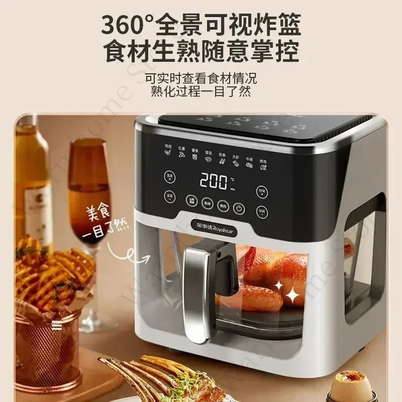 The brand new visual large capacity large firepower home use New smart multi-function oil-free fully automatic oven