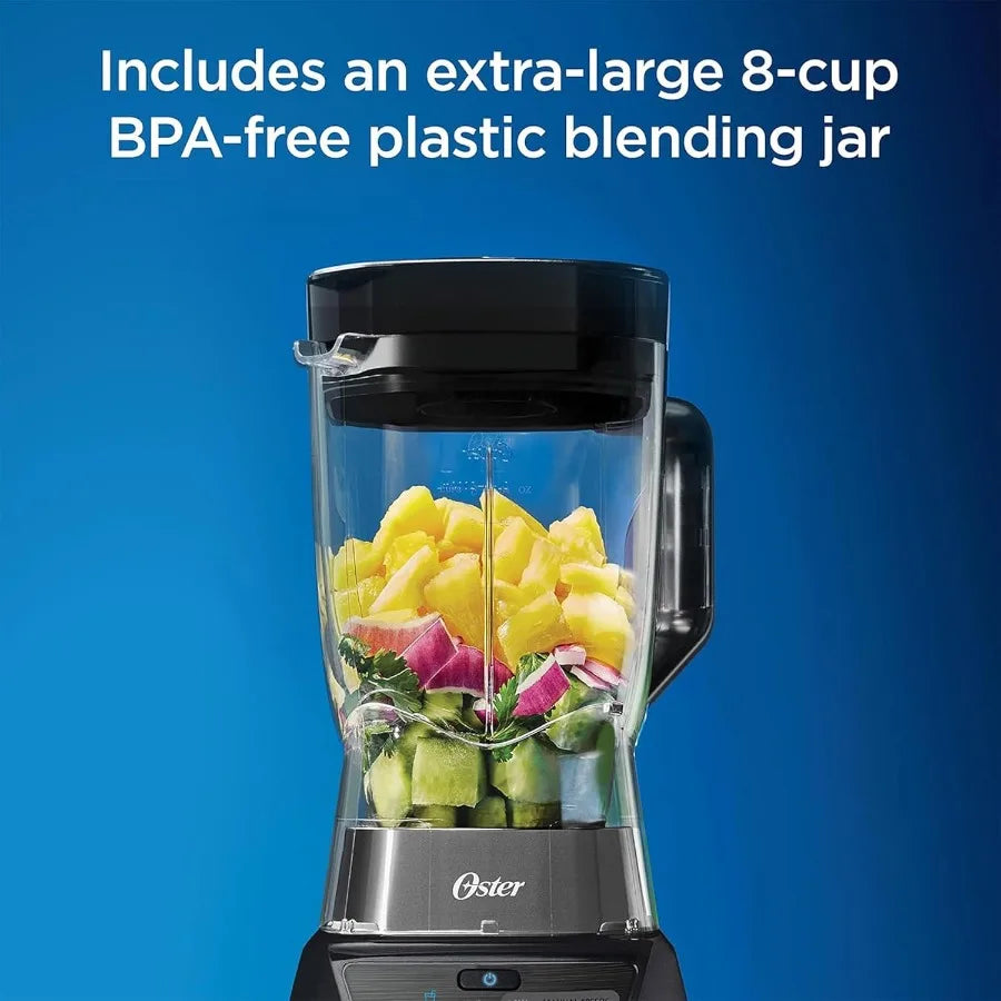 Blender and Food Processor Combo with 3 Settings for Smoothies Shakes and Food Chopping Includes 2 24-Ounce Cups and Lids Carbo