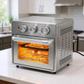 Toaster Oven Combo, A Countertop Oven , 5 Functions in 1, 4 Accessories Included, Stainless, Up to 450°