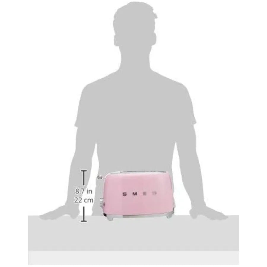 2Slice Toaster with 6 Custom Presets Defrost Function and Removable Crumb Tray for Convenient Breakfast Preparation in Modern K