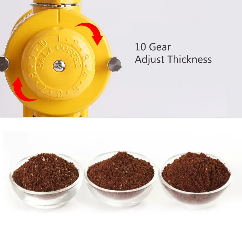 Professional Electric Coffee Grinder Automatic 10 Gear Adjustable 200W Ghost Teeth Burr Coffee Beans Grinding Machin