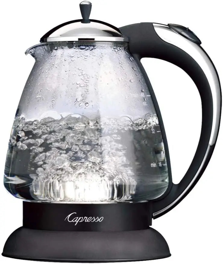 Stainless Steel Electric Kettle, 48oz Fast Boiling with Safety Features, Polished Chrome Finish