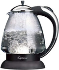 Stainless Steel Electric Kettle, 48oz Fast Boiling with Safety Features, Polished Chrome Finish