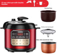 Malata Electric Pressure Cooker Dual Inner Pot 4L 5L 6L Programmable Smart Multicooker Rice Cooker Slow Cook Steam Sear Kitchen