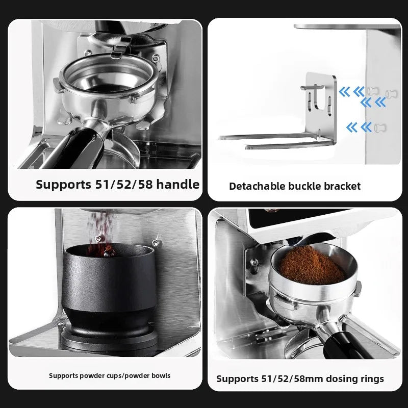 An Electric Coffee Bean Grinder - Household Small Coffee Machine for Perfect Grind Home Brewing Essentials