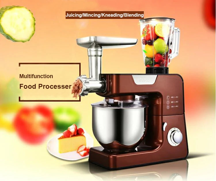 Multi-functional Stand Mixer Blender Food processor Electric Mixer Household Kitchen Food Mixing Machine Meat Grinder