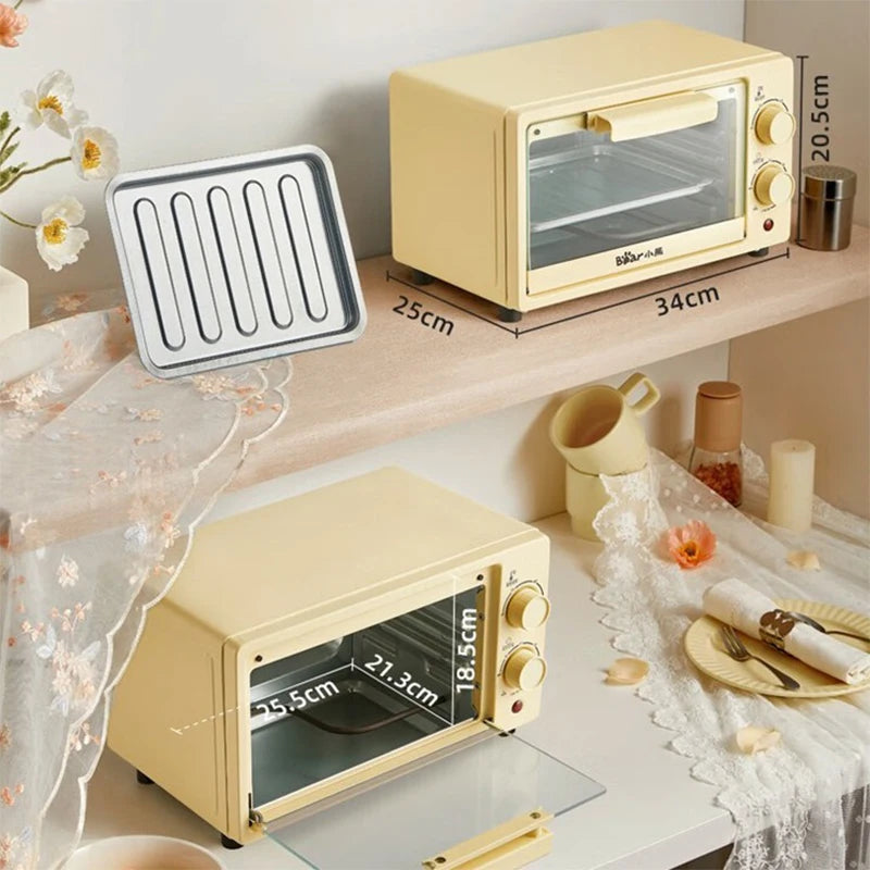 A new Bear Home multifunctional electric oven 2024 small mini electric oven 10L large capacity baking bread cake oven