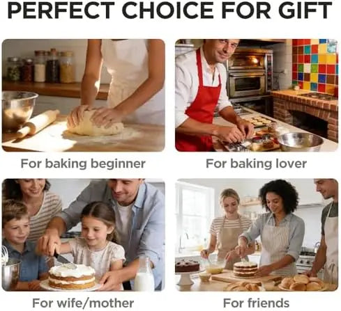 3-IN-1 Stand Mixer, 6+P Speed Electric Stand Mixer, 5.3QT Kitchen Mixer for Daily Use with Whisk