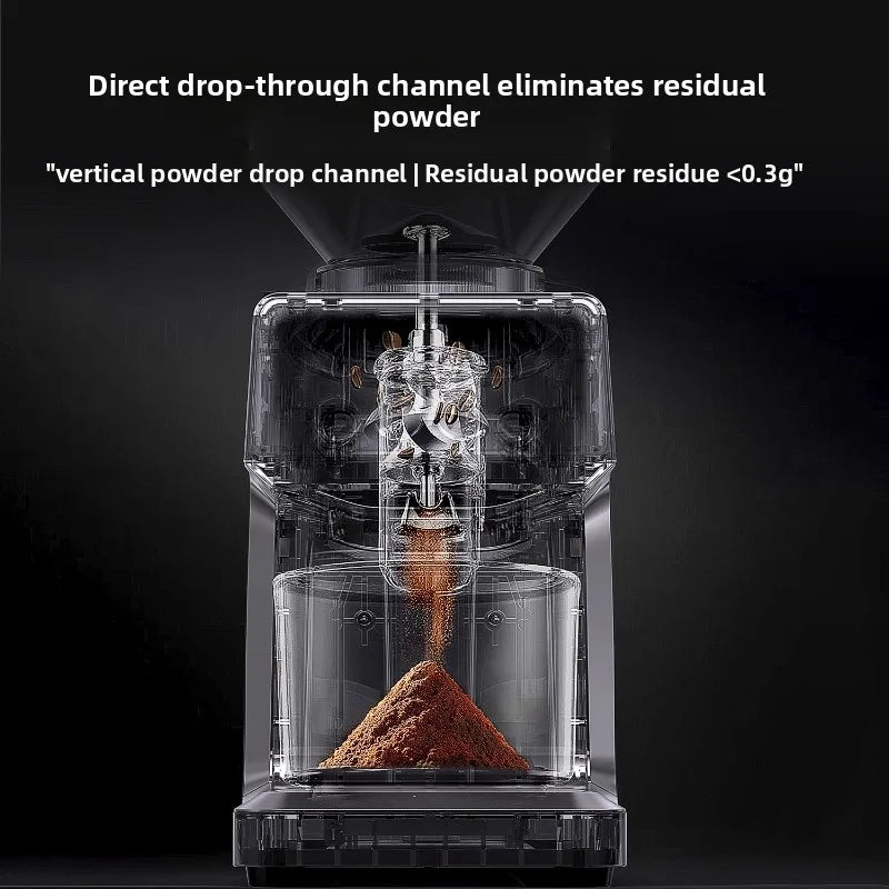 An Electric Coffee Bean Grinder - Household Small Coffee Machine for Perfect Grind Home Brewing Essentials