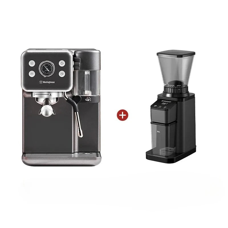 The Westinghouse Espresso Coffee Machine - Semi-Automatic Water Dispenser Small Household Cafetera.