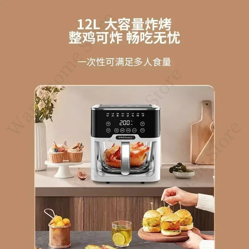 The brand new visual large capacity large firepower home use New smart multi-function oil-free fully automatic oven