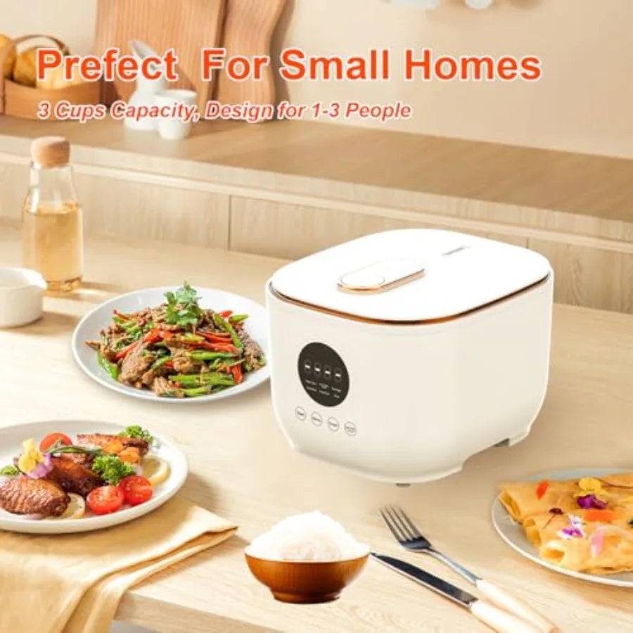 A Healthy Low Carb Rice Cooker Low Sugar Digital Steamer Porridge Soup Quick Rice White Rice Stainless Steel Filter Basket