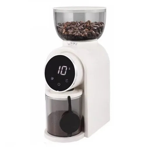 Electric Coffee Grinder Automatic Burr Mill Coffee Bean Grinder for Espresso American Coffee Pour Over Visual Bean Storage