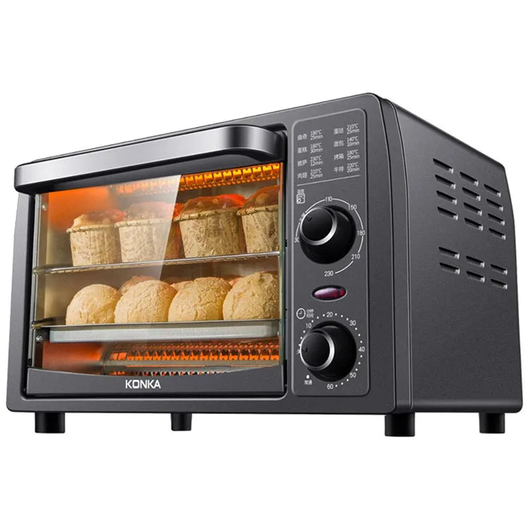 A Multi-Function Smart Baking machine mini toaster Electric Oven Small cake Household Pizza Oven baker