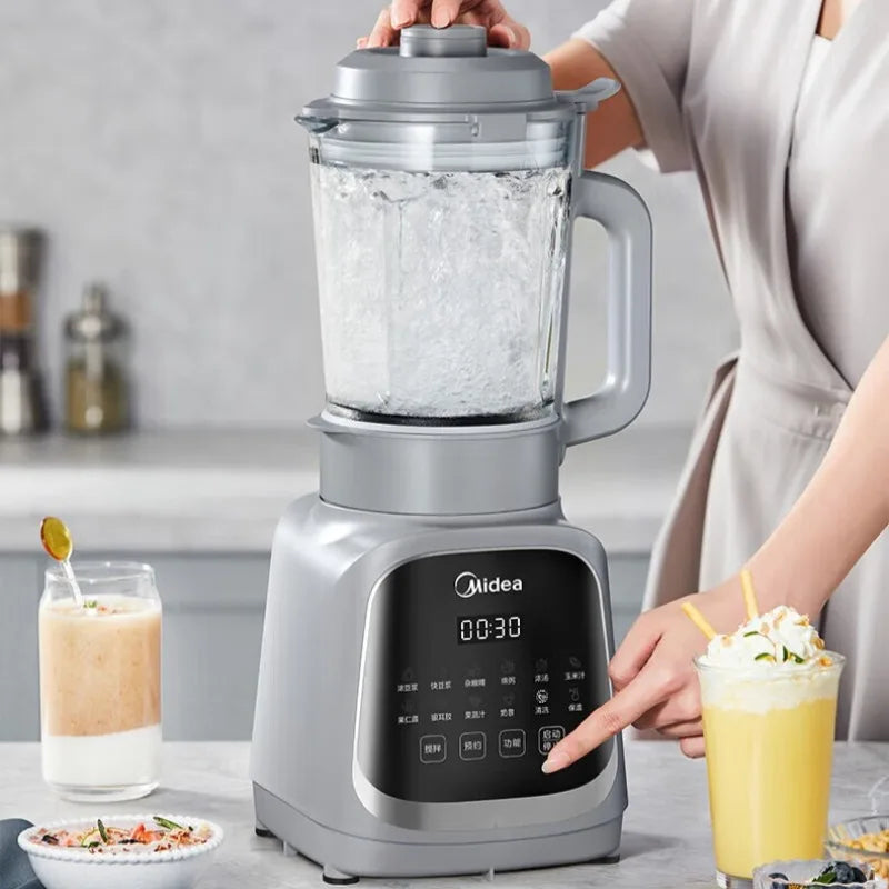 Midea 1.75L High-Capacity Blender for Home Use, Fully Automatic, Filter-Free, Multifunctional Smart Blender