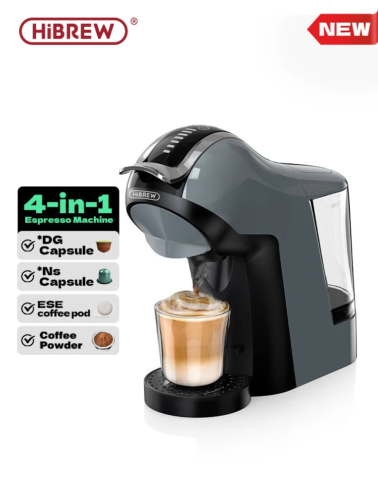 HiBREW 4-in-1 Multiple Capsules Coffee Machine Cold & Hot Brewing Coffee Maker H17
