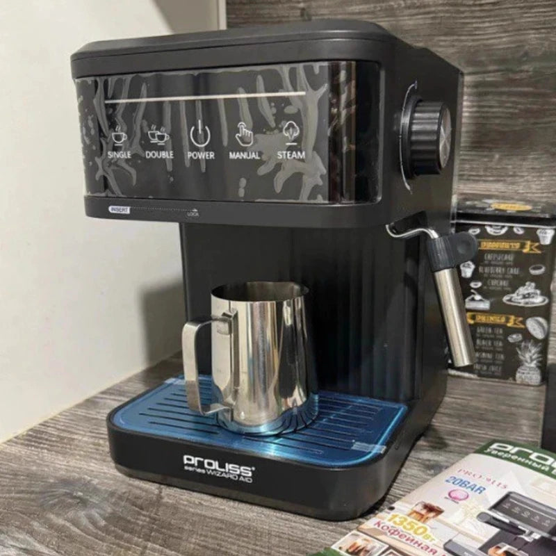 The Italian-style Coffee Machine 20Bar Household High-pressure Extraction Concentrated Milk Foam