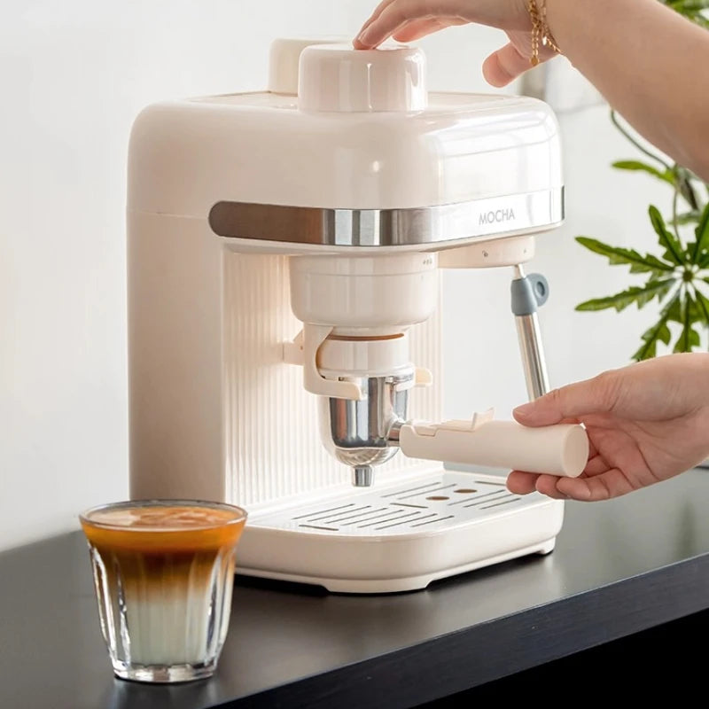 The Grinder Integrated Machine Semi-Automatic Italian American Coffee Machine Household Small Bean Grinder Extraction Machine