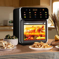 Electric Air Fryer Oil-Free Automatic Kitchen Convection Oven 360° Baking Deep Fryer for Household Use