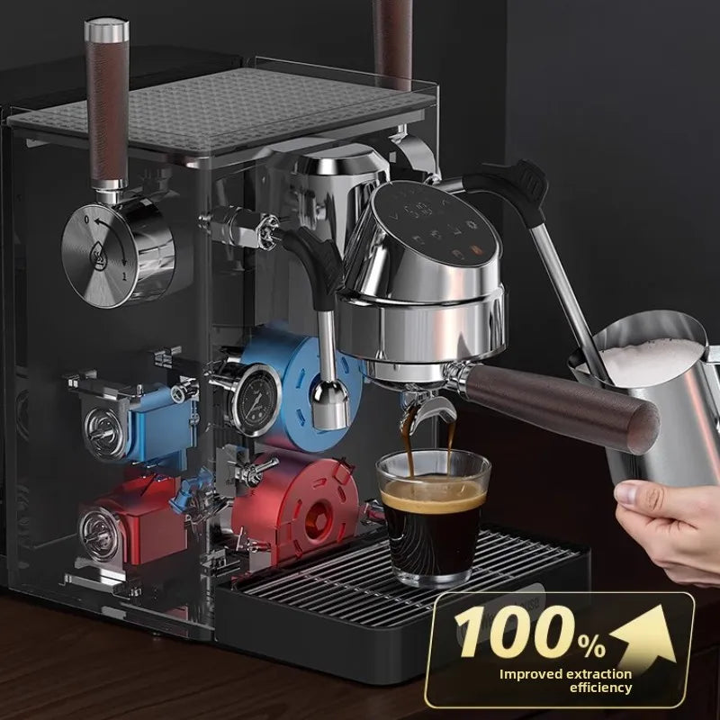 The Westinghouse Double Pump Double Boiler Semi-automatic Espresso Extraction Small Home and Business Coffee Machine