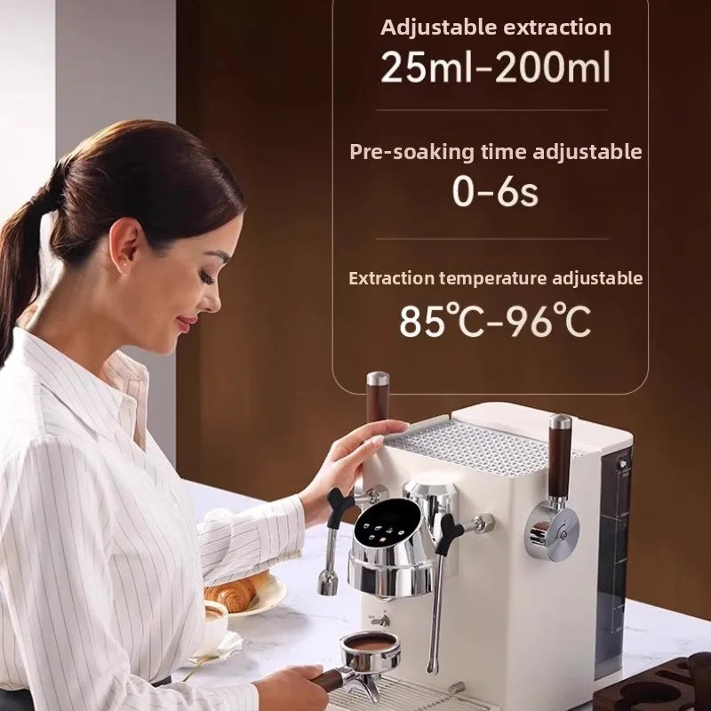 The Westinghouse Double Pump Double Boiler Semi-automatic Espresso Extraction Small Home and Business Coffee Machine