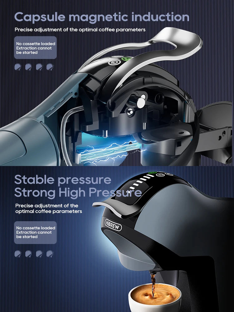 HiBREW 4-in-1 Multiple Capsules Coffee Machine Cold & Hot Brewing Coffee Maker H17