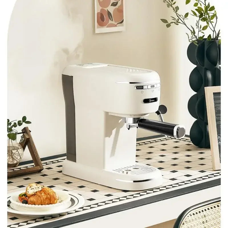 Midea Coffee Machine with an Automatic Milk Frother 15Bar High Pressure Extraction Coffee Machines 1L Water Tank