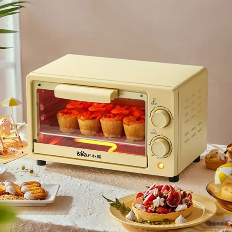 A new Bear Home multifunctional electric oven 2024 small mini electric oven 10L large capacity baking bread cake oven