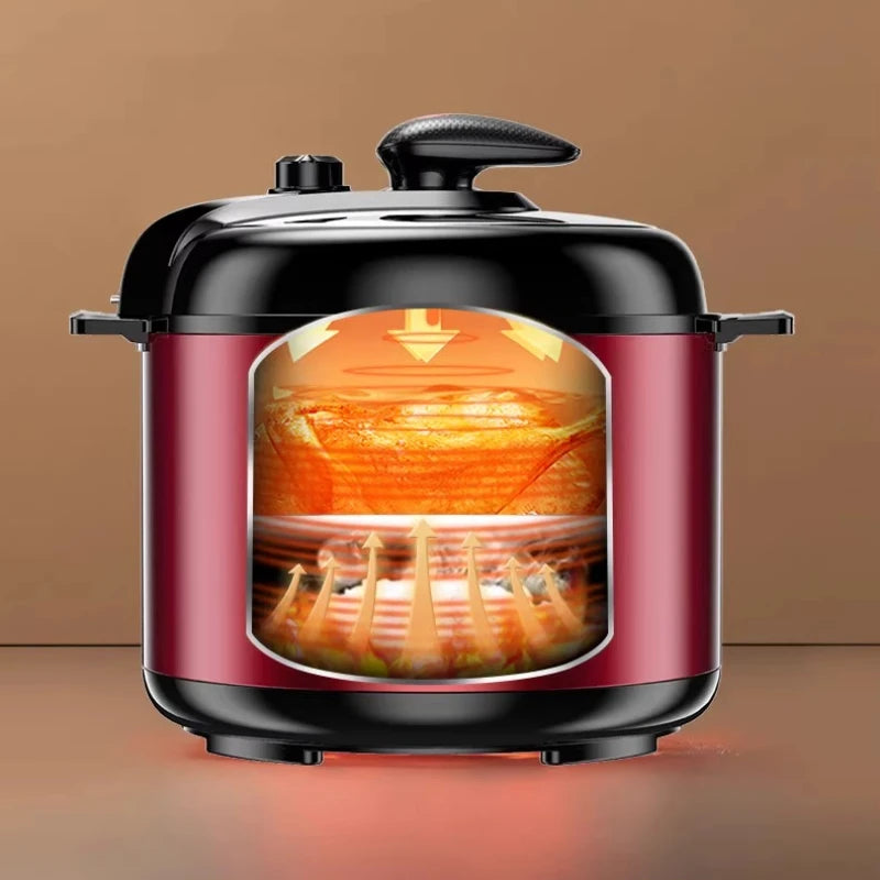 Malata Electric Pressure Cooker Dual Inner Pot 4L 5L 6L Programmable Smart Multicooker Rice Cooker Slow Cook Steam Sear Kitchen