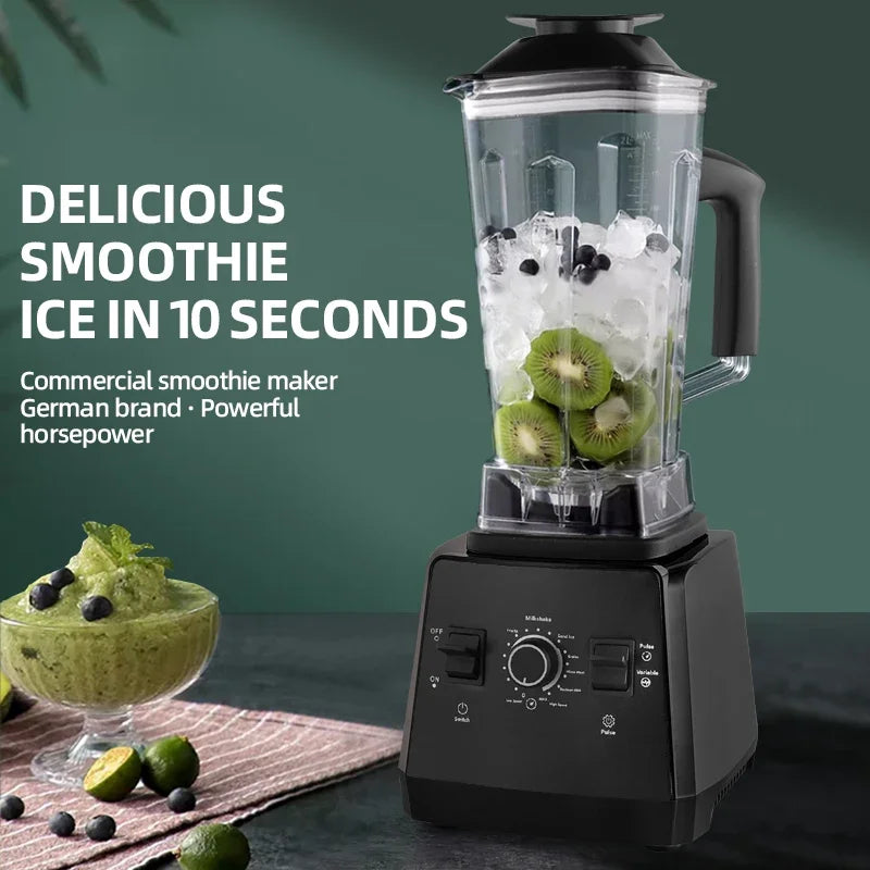 Fully Automatic Wall-Breaking Commercial Blender High Power Stationary Mixer Food Processor Ice Smoothie Juicer Machine Kitchens