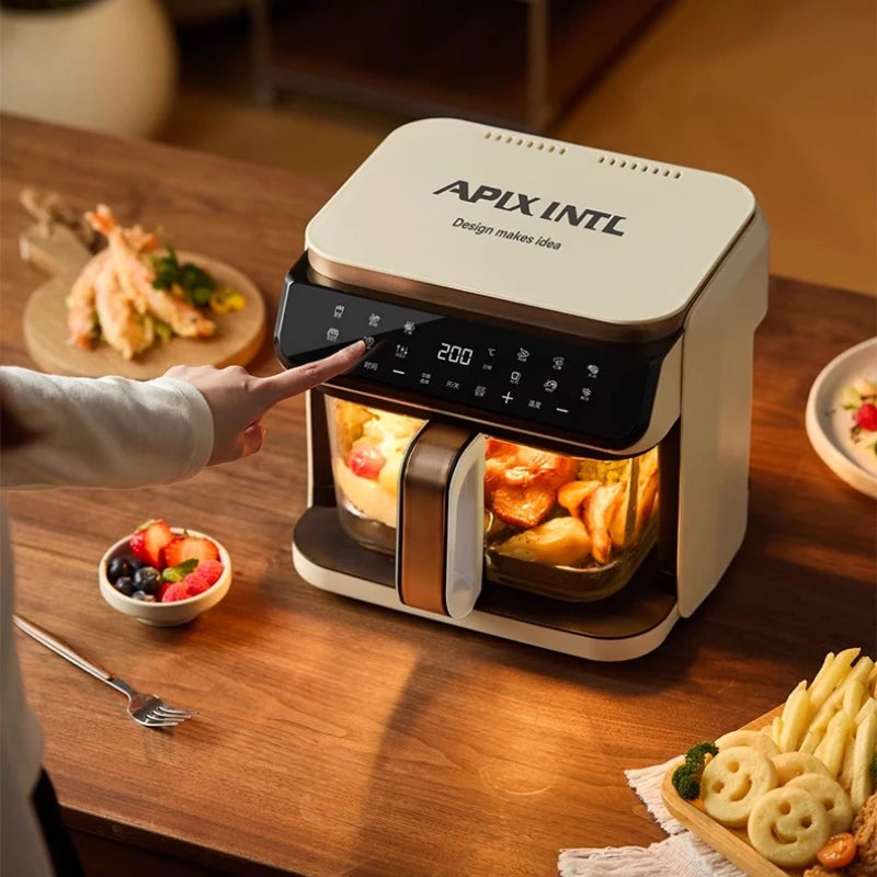 The All New transparent visual household no-turn-over high boron glass liner water tender baking machine