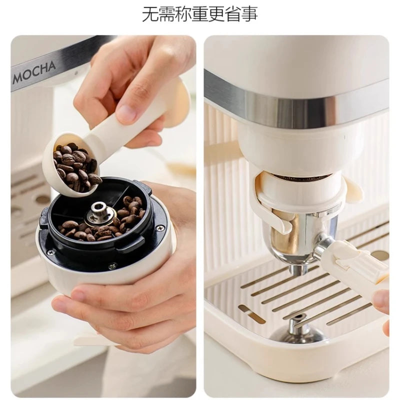 The Grinder Integrated Machine Semi-Automatic Italian American Coffee Machine Household Small Bean Grinder Extraction Machine